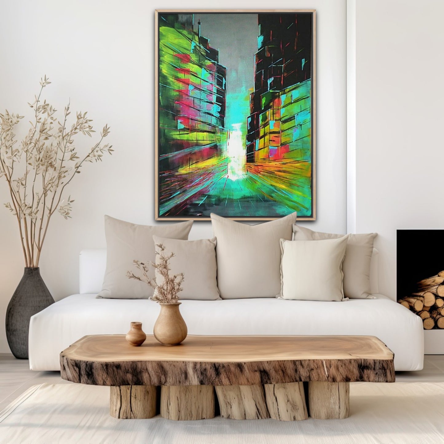 Urban Mirage - Acrylic on Canvas FREE SHIPPING
