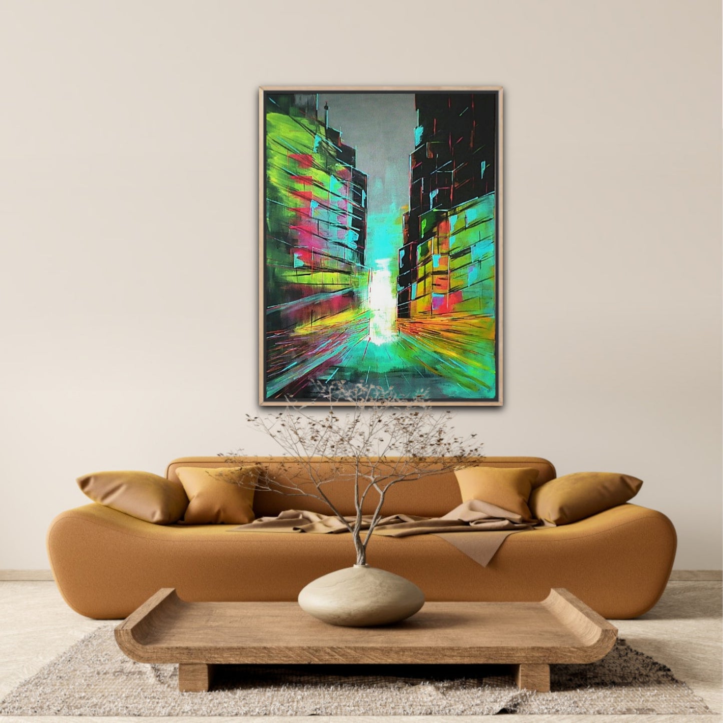 Urban Mirage - Acrylic on Canvas FREE SHIPPING