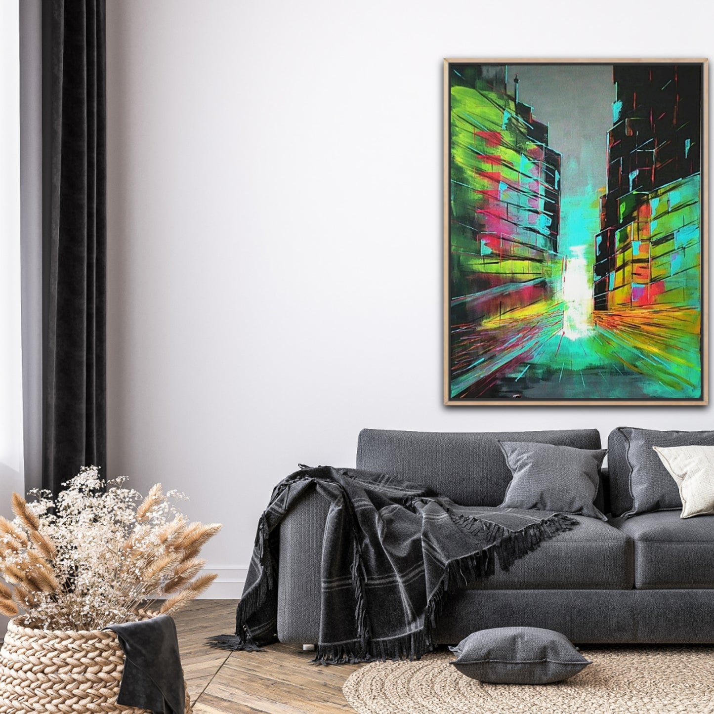 Urban Mirage - Acrylic on Canvas FREE SHIPPING
