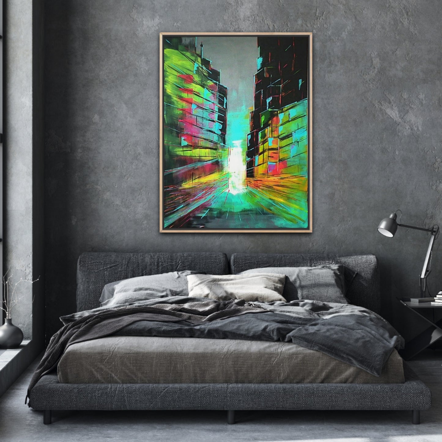Urban Mirage - Acrylic on Canvas FREE SHIPPING