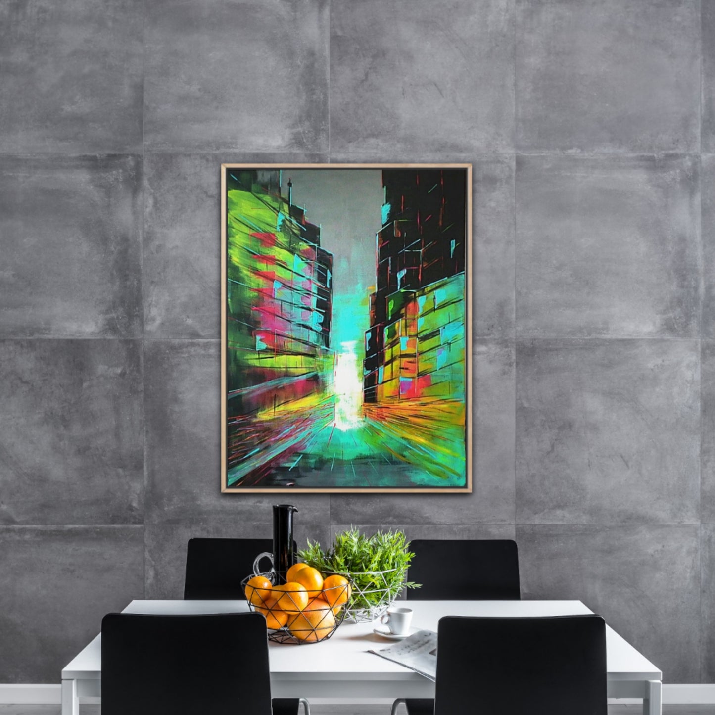 Urban Mirage - Acrylic on Canvas FREE SHIPPING
