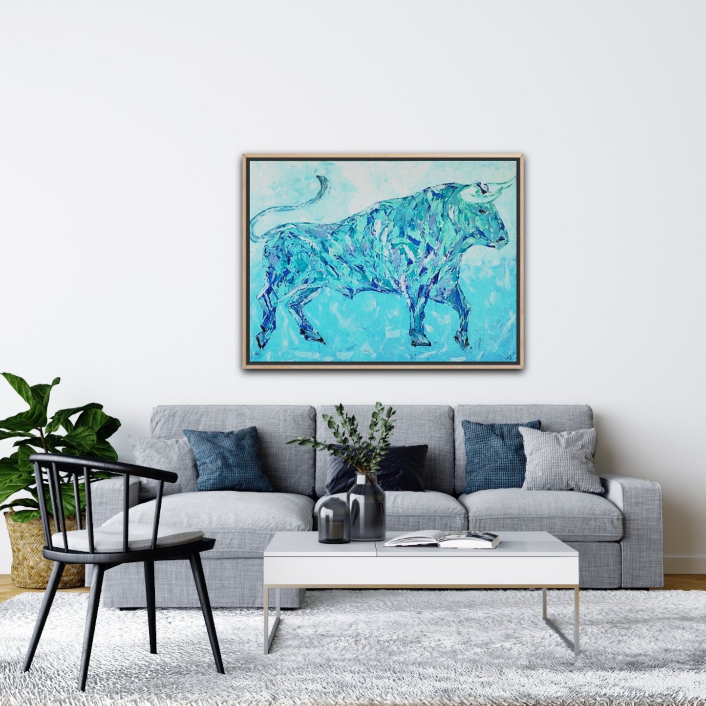 Unique Original Art Painting "Momentum" Acrylic Paint On Canvas