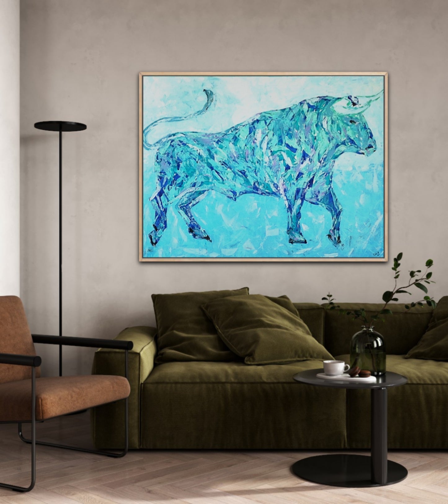Unique Original Art Painting "Momentum" Acrylic Paint On Canvas
