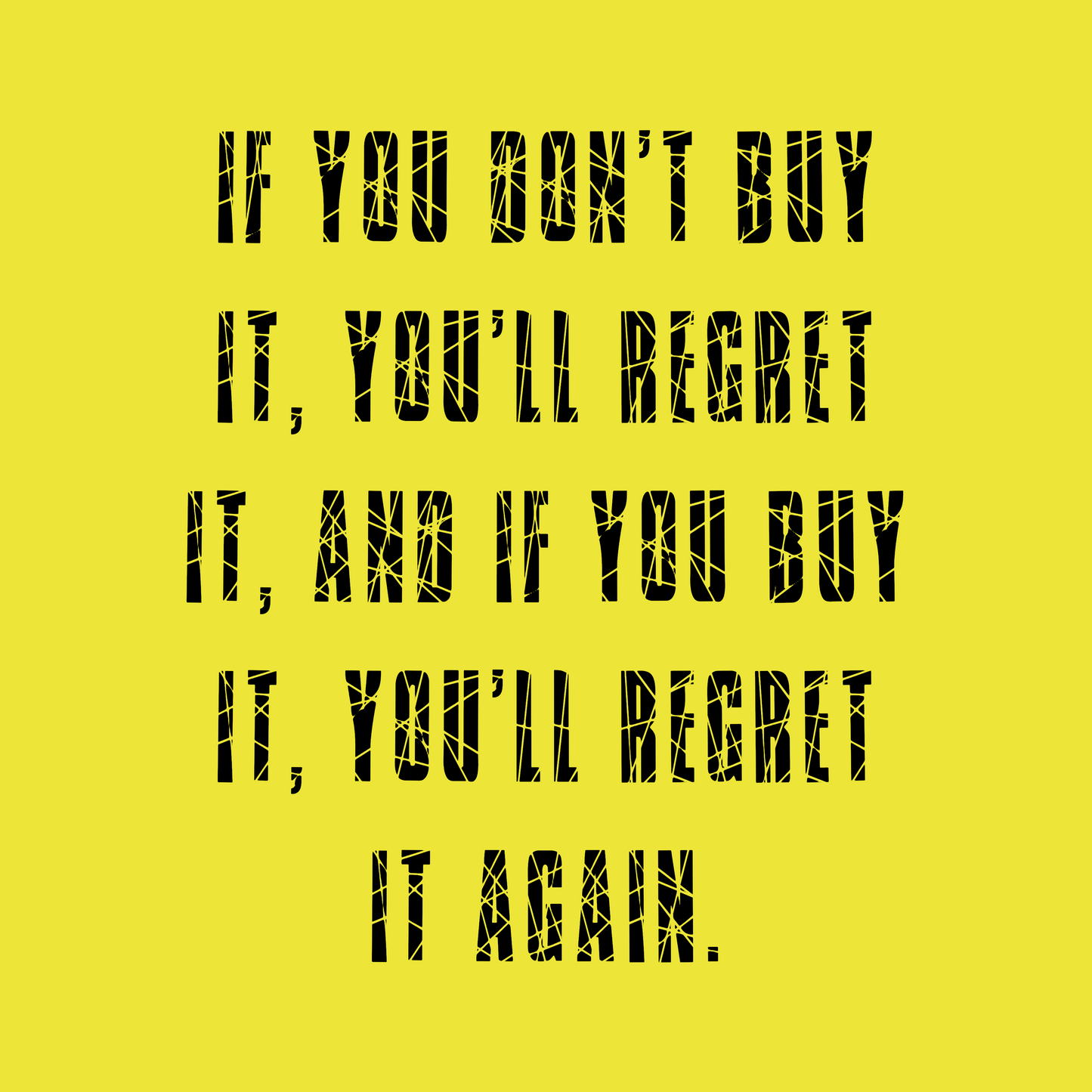 Life Lesson No. 1