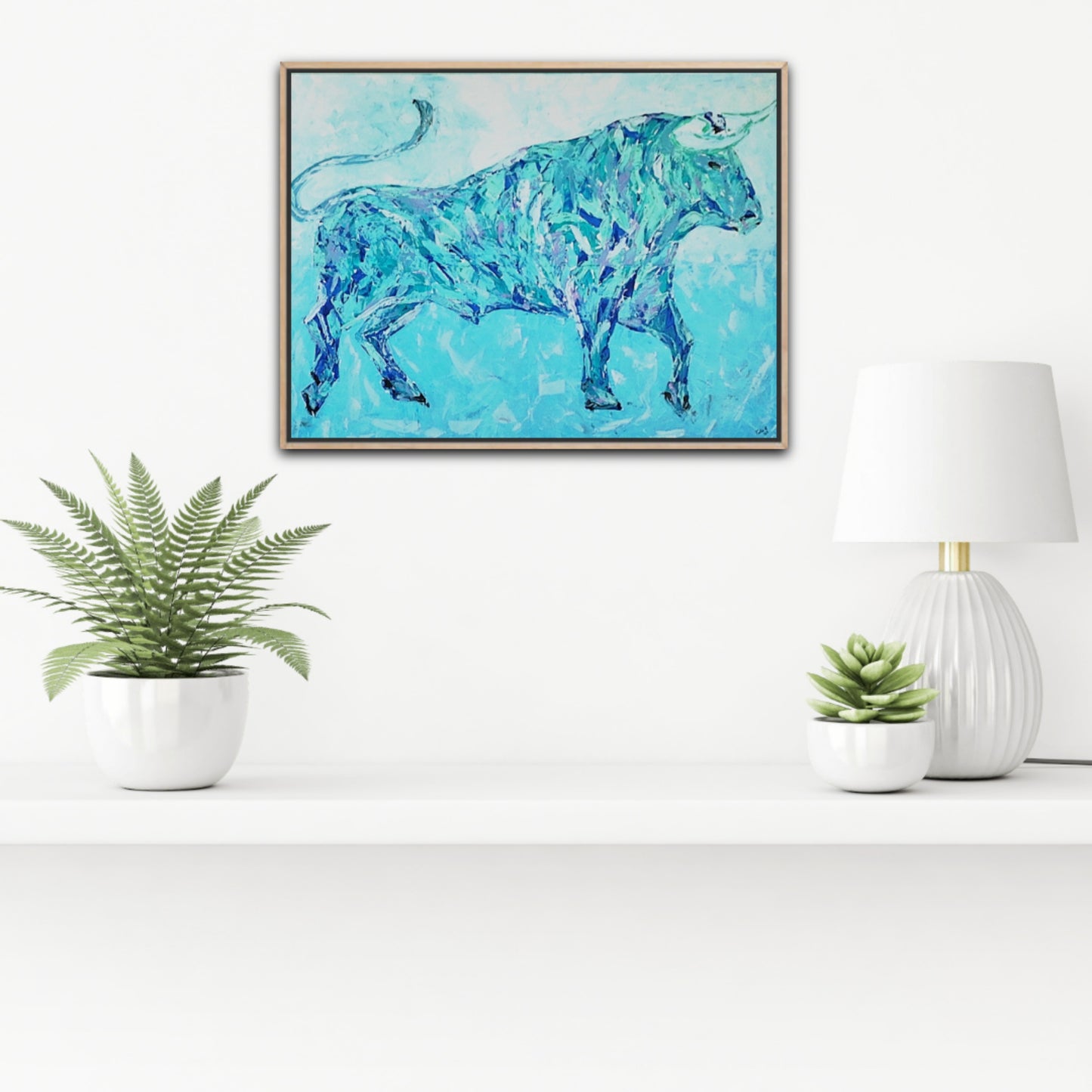 Small Size Original Printed Art On Canvas "Momentum" 40cm x 60cm
