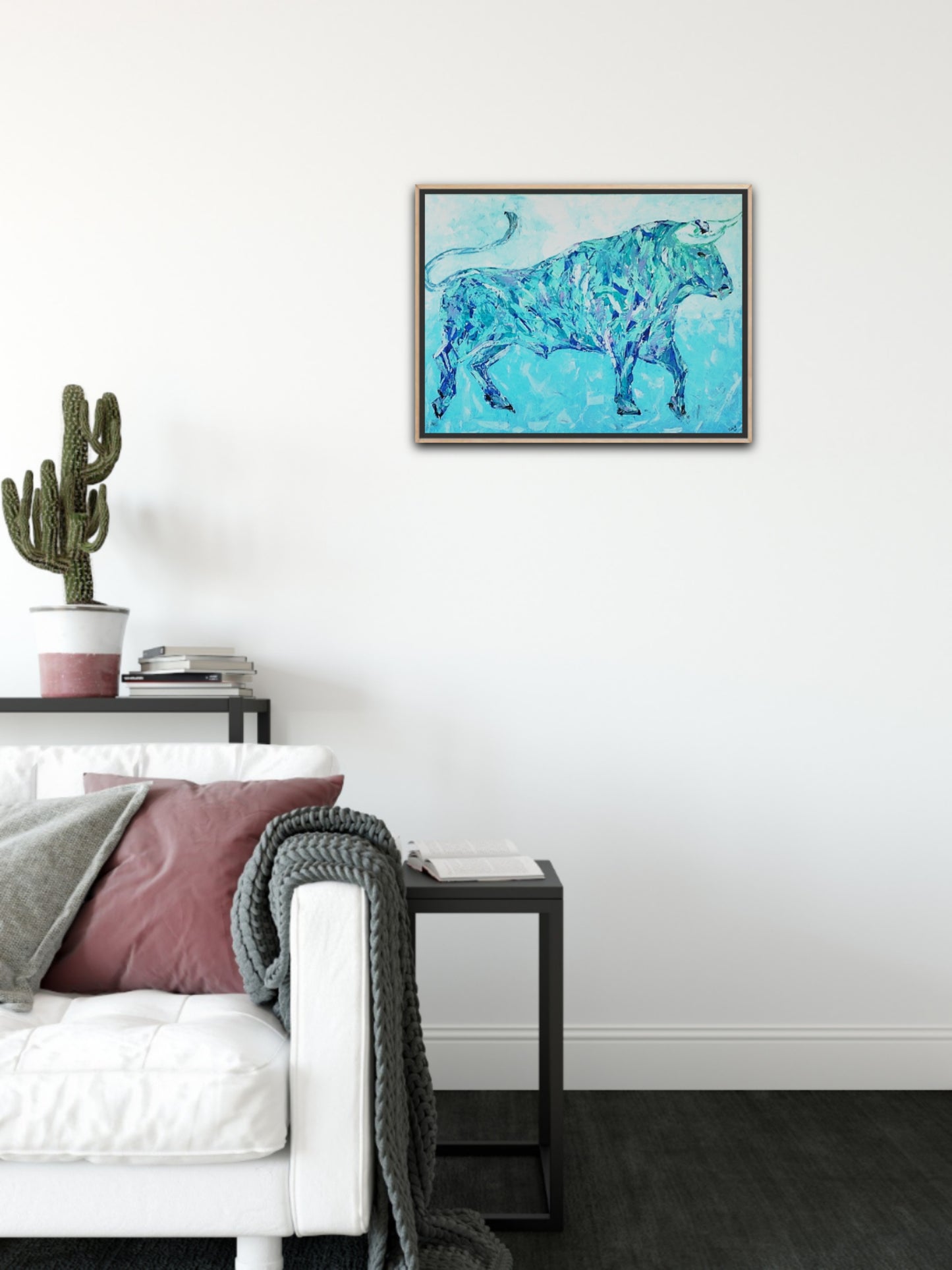 Small Size Original Printed Art On Canvas "Momentum" 40cm x 60cm