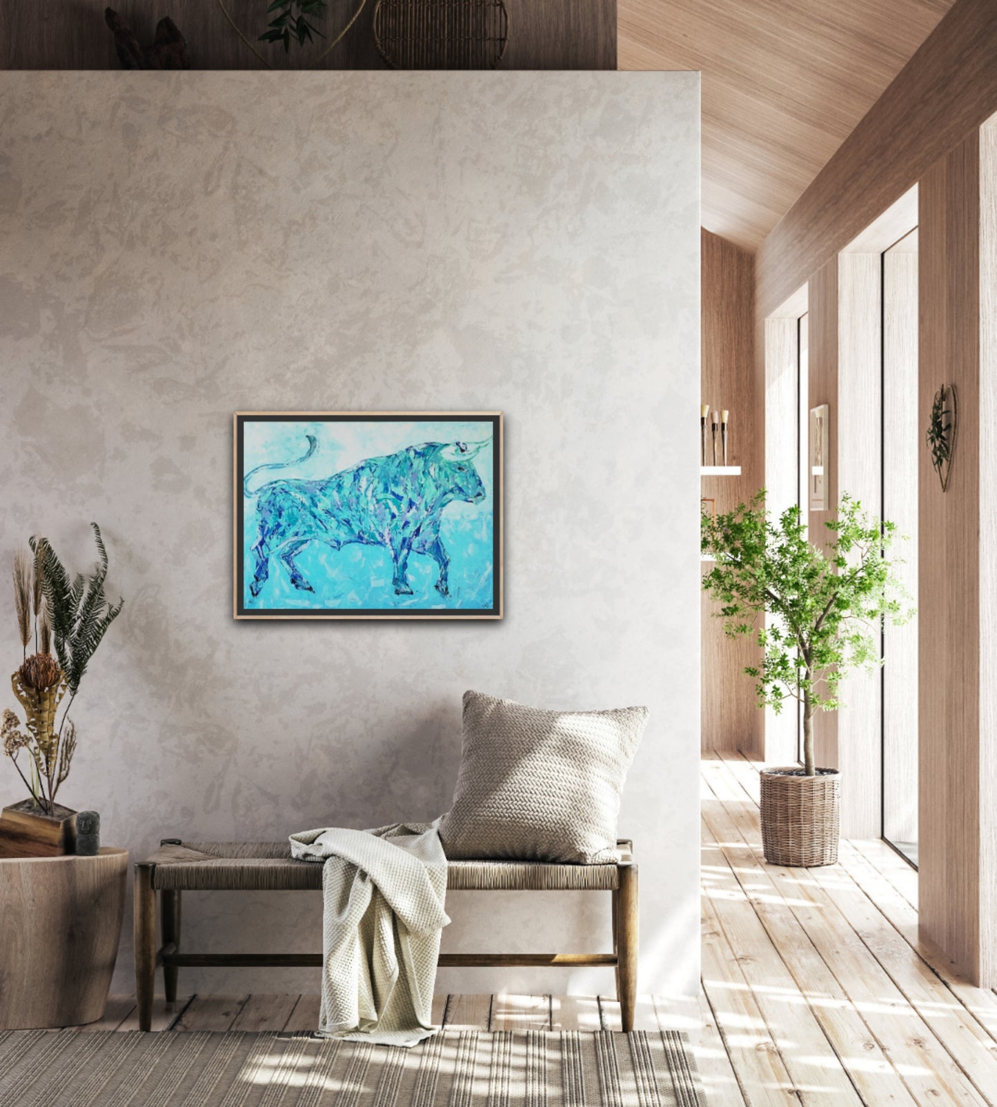 Small Size Original Printed Art On Canvas "Momentum" 40cm x 60cm