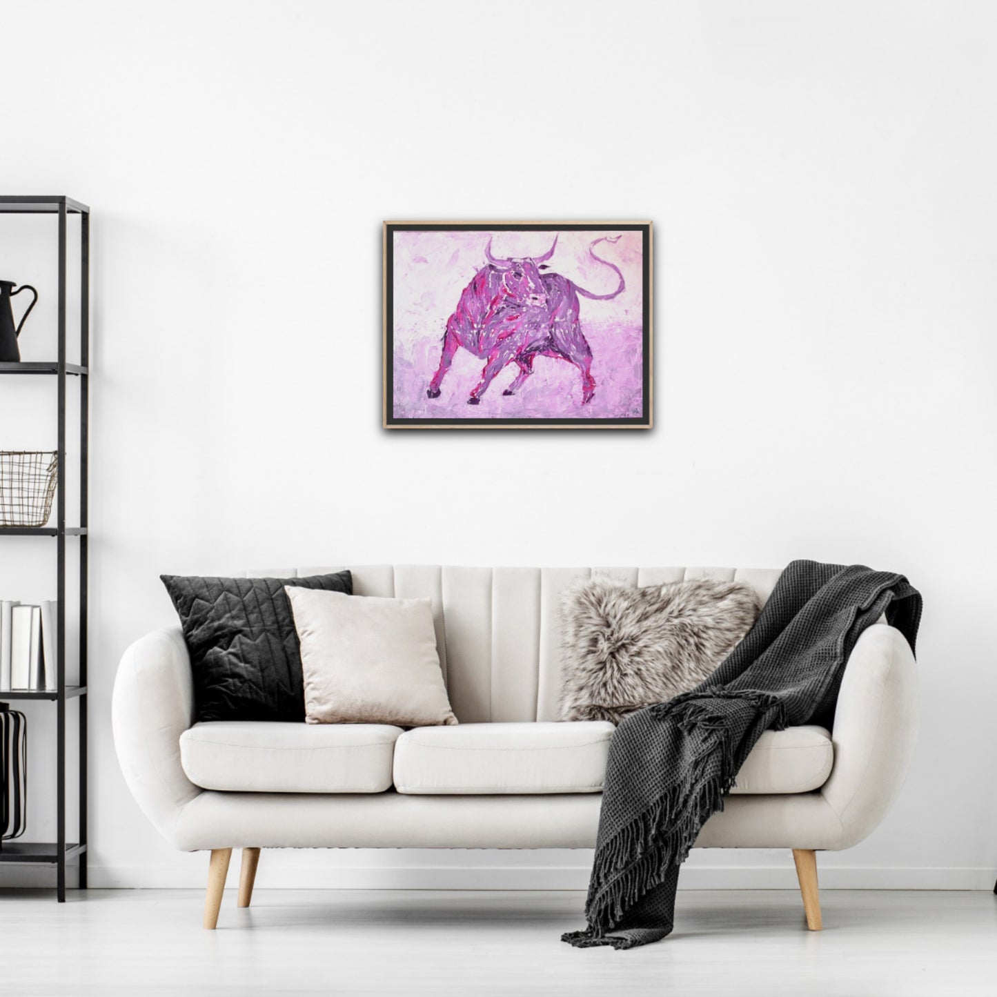 Small Size Original Printed Art On Canvas "Storm Within" 40cm x 60cm
