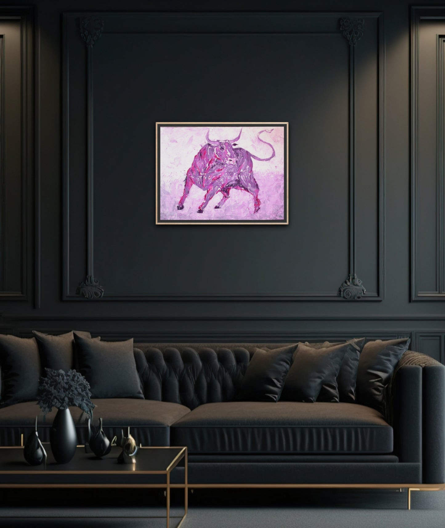 Small Size Original Printed Art On Canvas "Storm Within" 40cm x 60cm