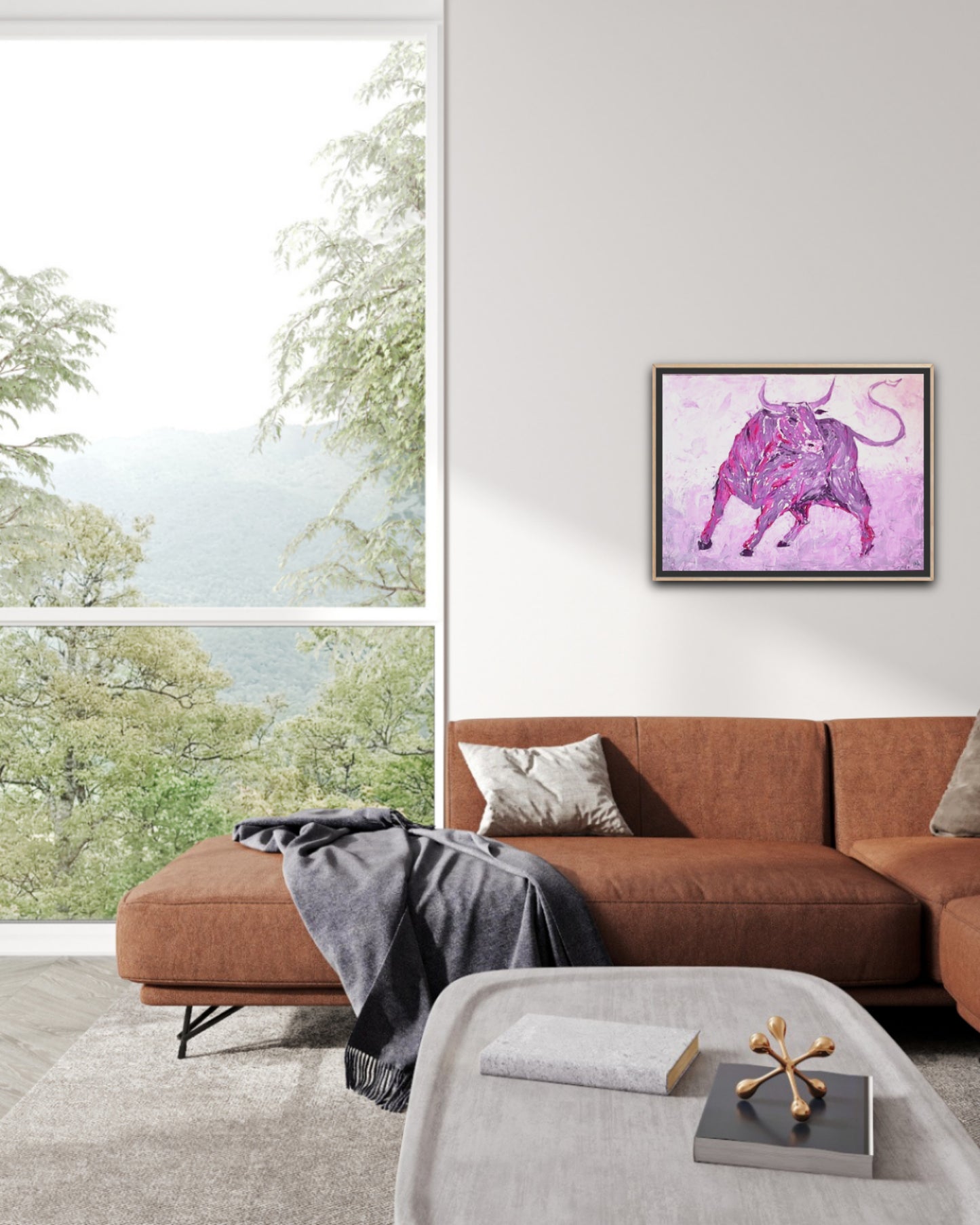 Small Size Original Printed Art On Canvas "Storm Within" 40cm x 60cm