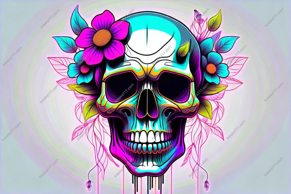 Skull Images Set Of 5 Images Ai Generated