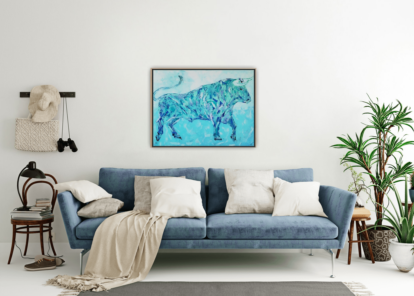 Medium Size Original Printed Art On Canvas "Momentum" 90cm x 60cm
