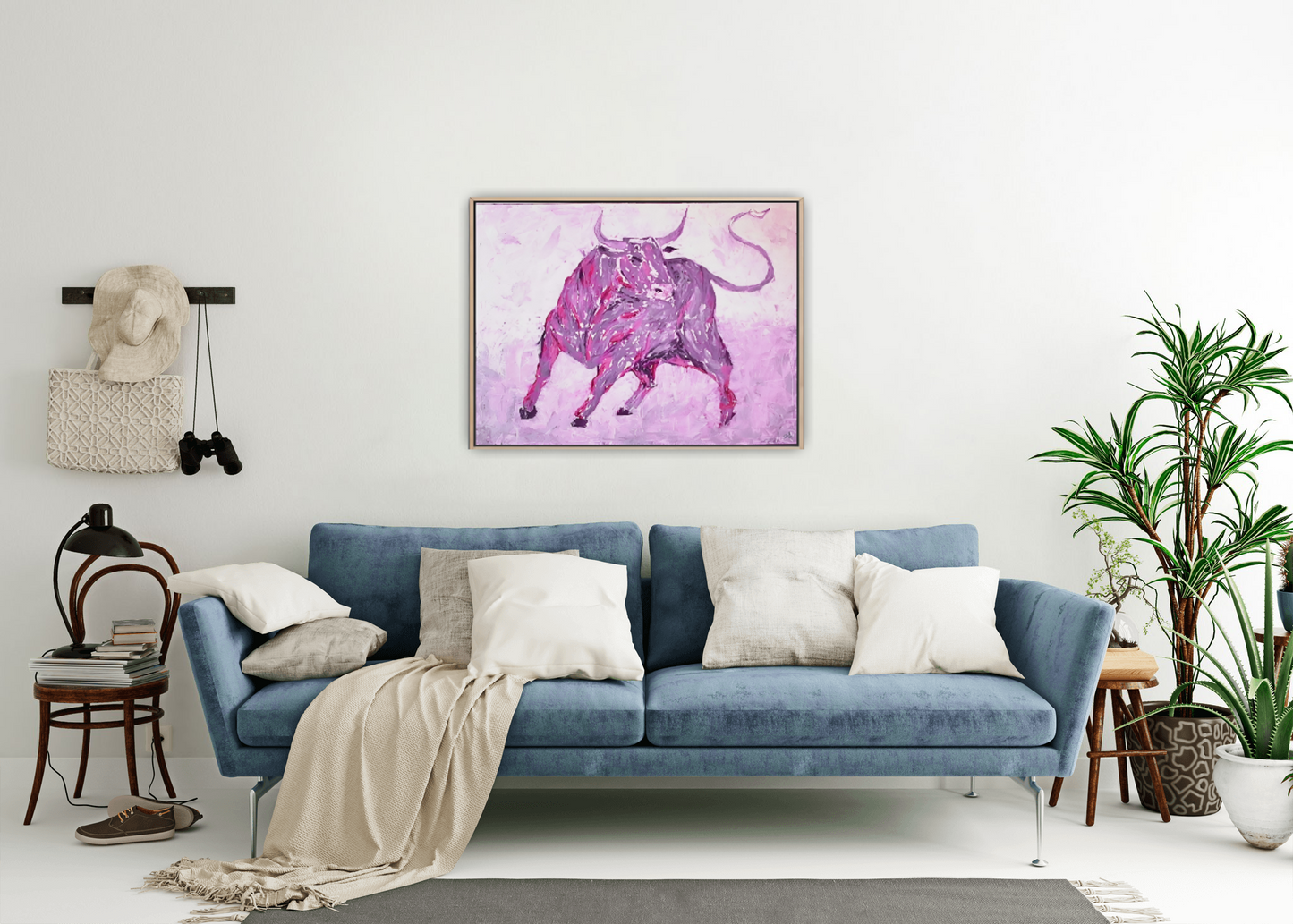 Medium Size Original Printed Art On Canvas "Storm Within" 90cm x 60cm