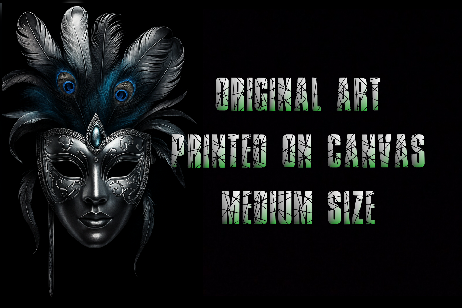 Original Art Printed On Canvas [Medium Sizes]