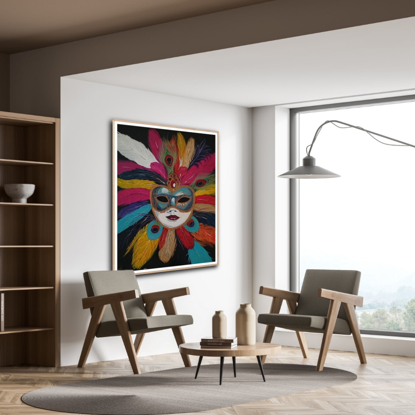 Second Mask Collection "Venetian Mask"Acrylic Paint FREE SHIPPING