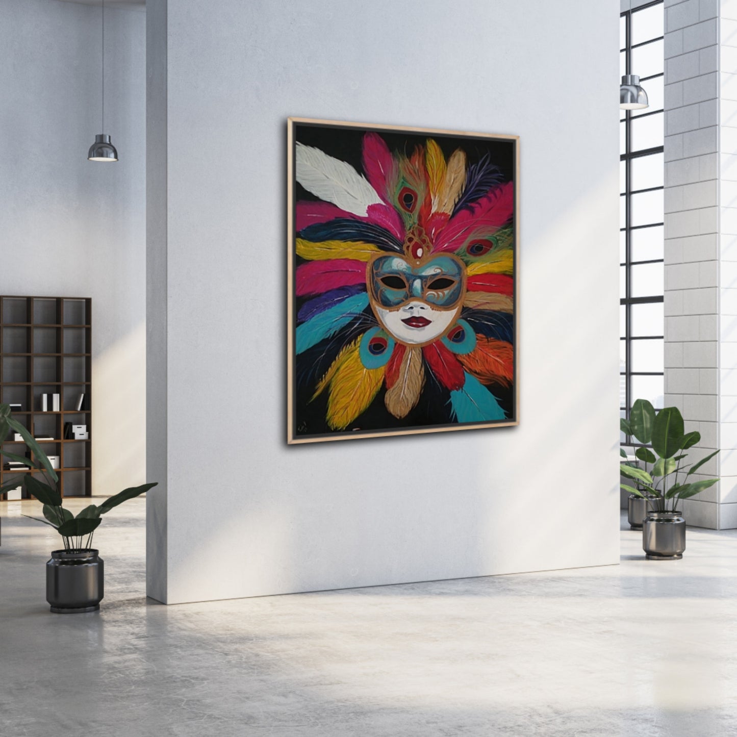 Second Mask Collection "Venetian Mask"Acrylic Paint FREE SHIPPING
