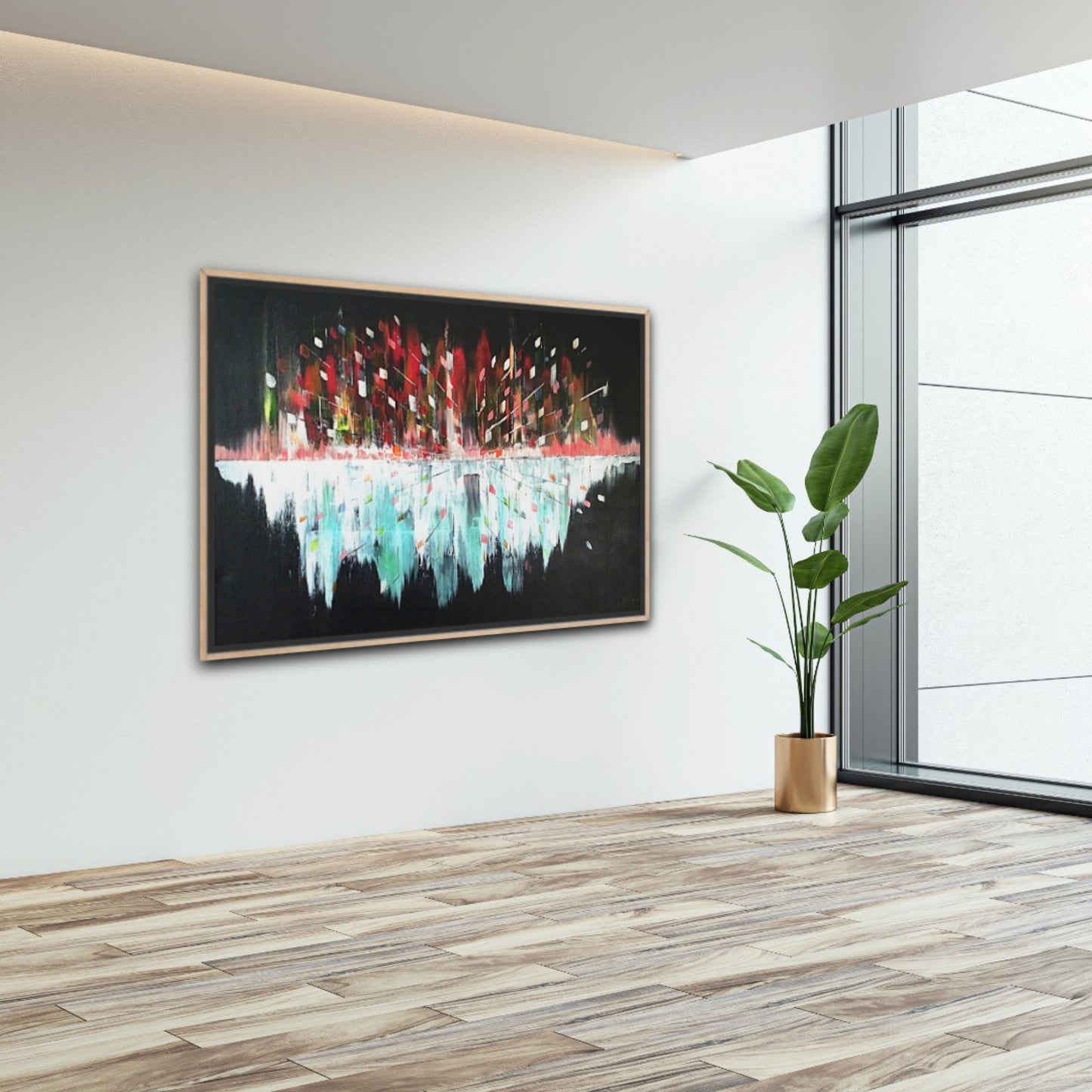 Original Art Acrylic Painting “Midnight Pulse” Dimensions [90cm x 120cm]