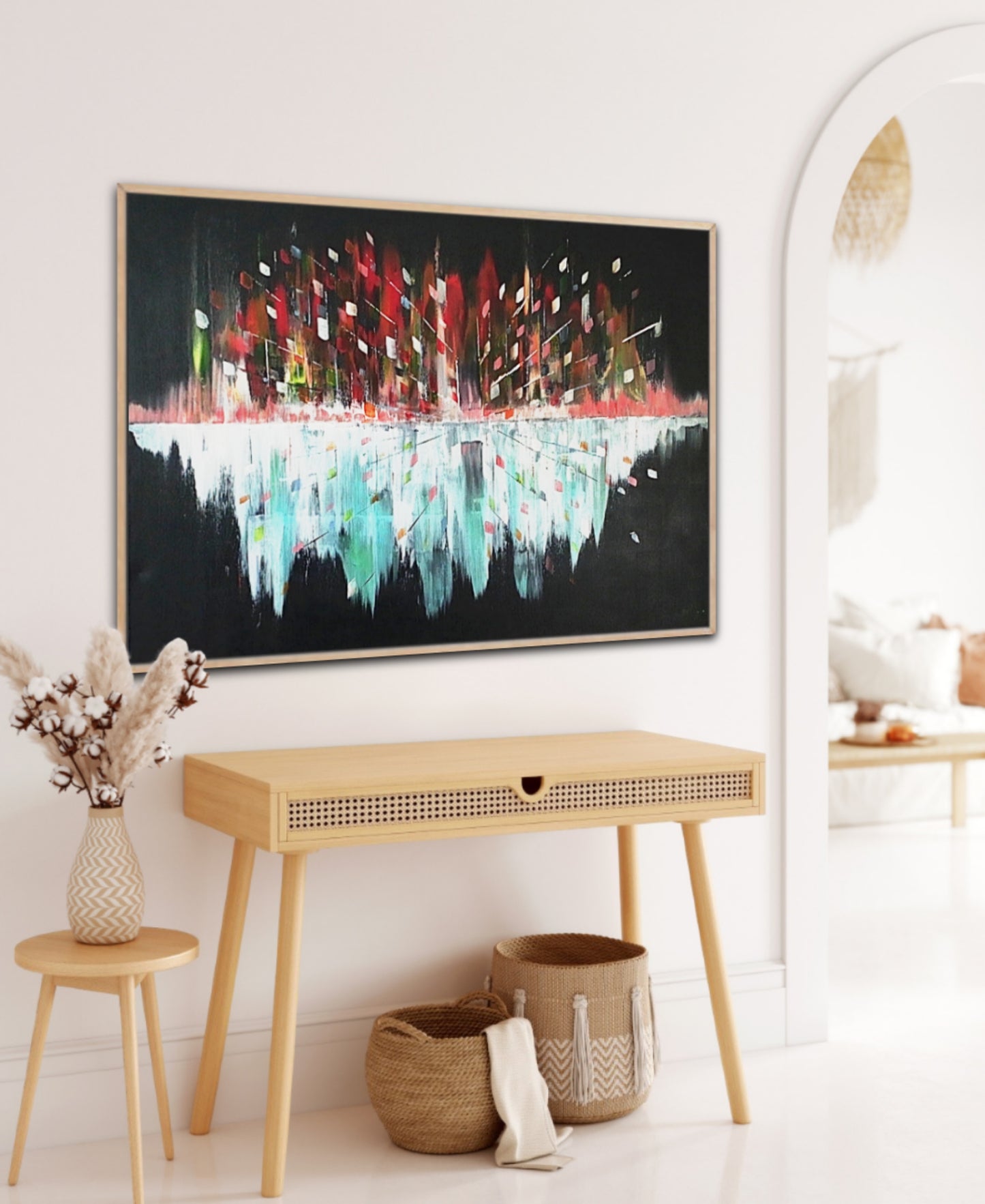 Original Art Acrylic Painting “Midnight Pulse” Dimensions [90cm x 120cm]