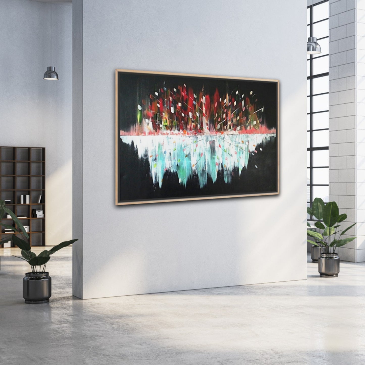 Original Art Acrylic Painting “Midnight Pulse” Dimensions [90cm x 120cm]