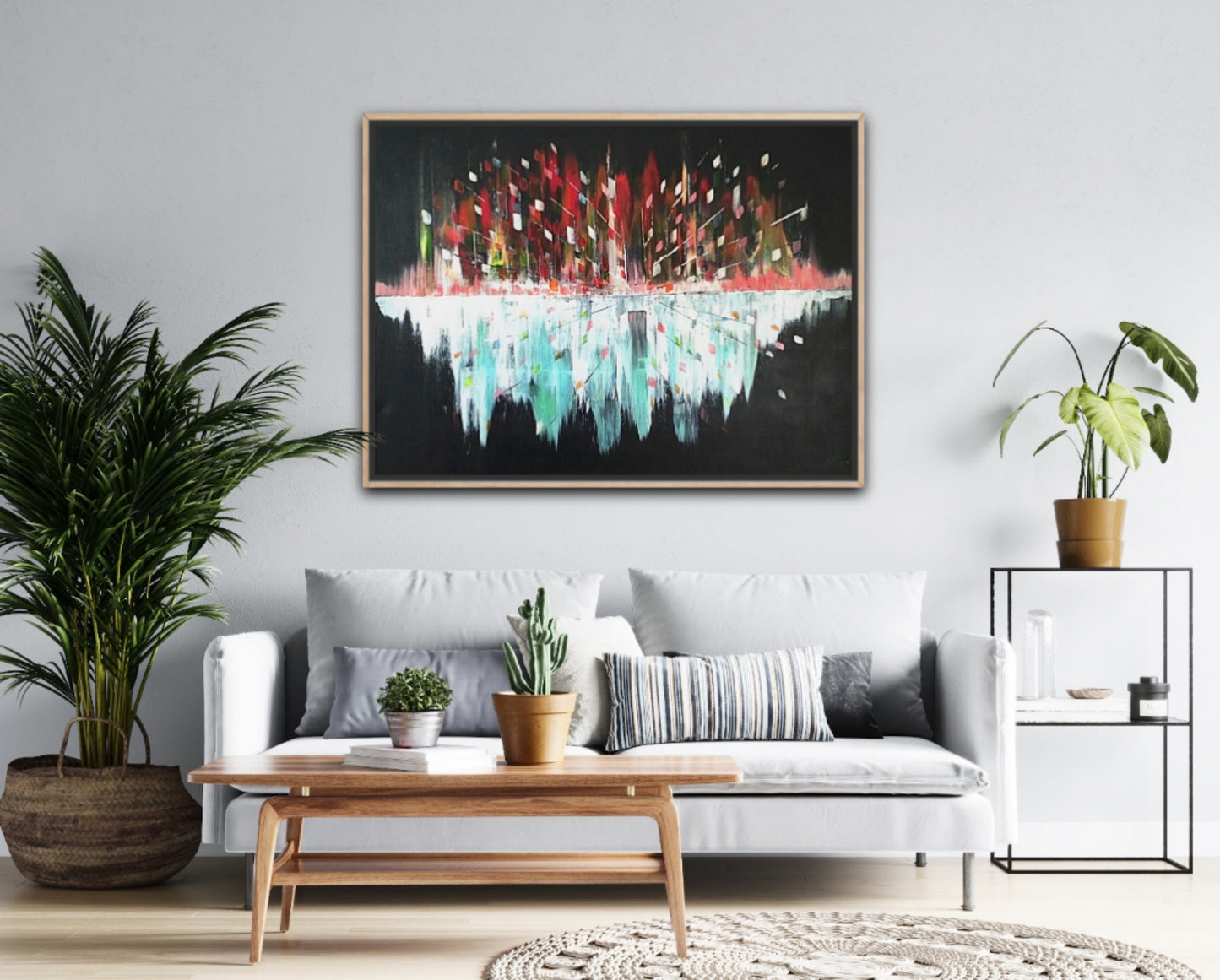 Original Art Acrylic Painting “Midnight Pulse” Dimensions [90cm x 120cm]