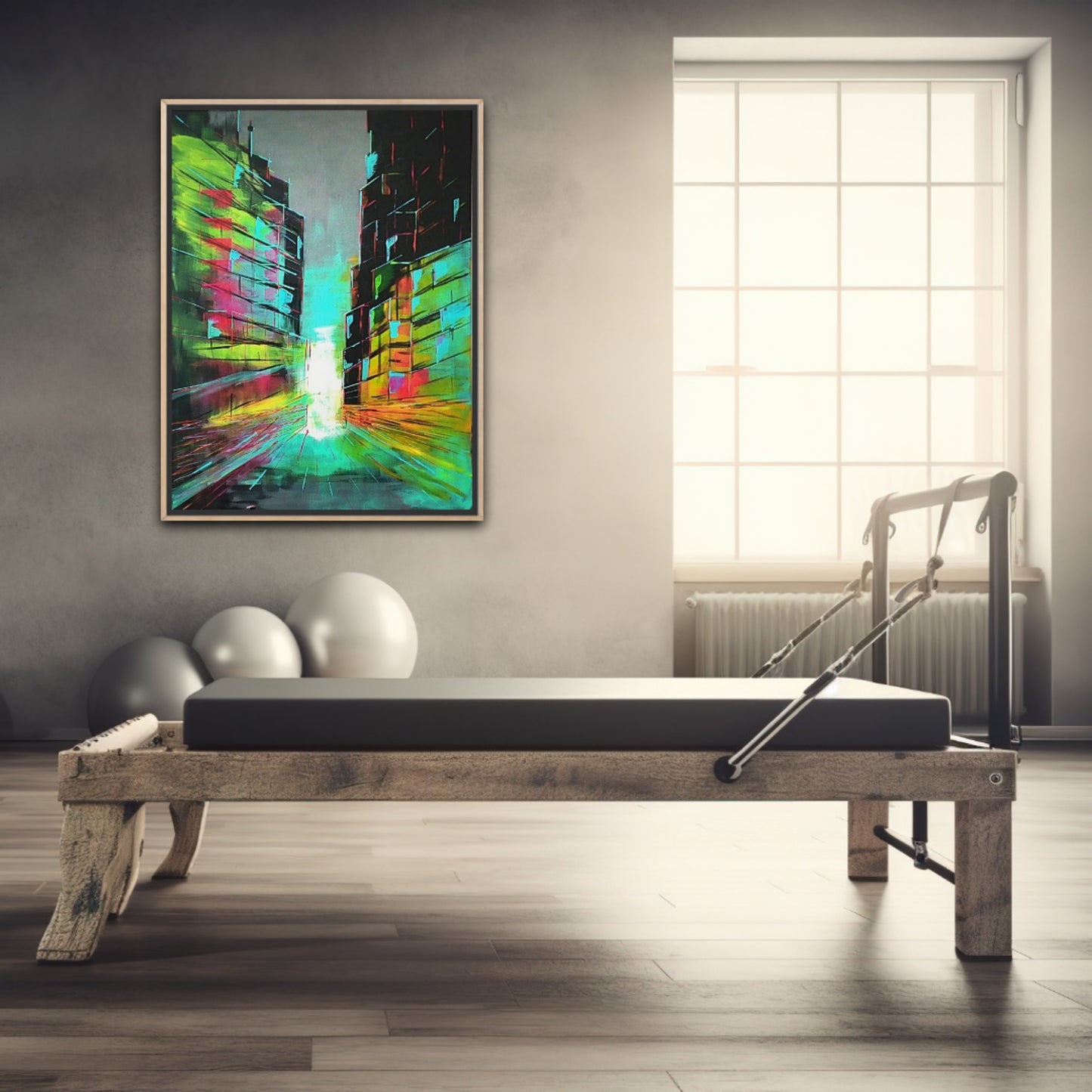 Urban Mirage - Acrylic on Canvas FREE SHIPPING