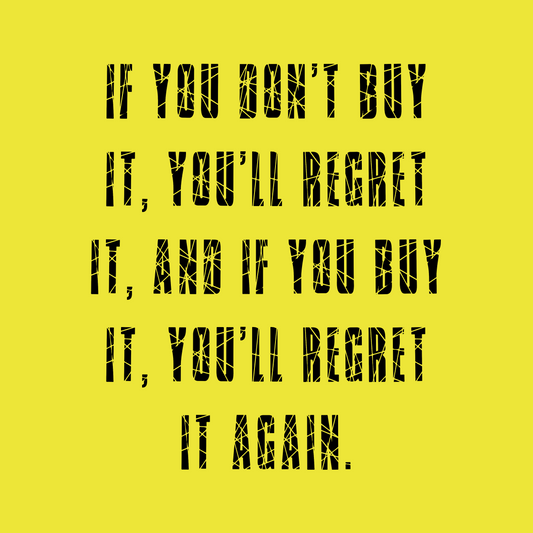 Life Lesson No. 1