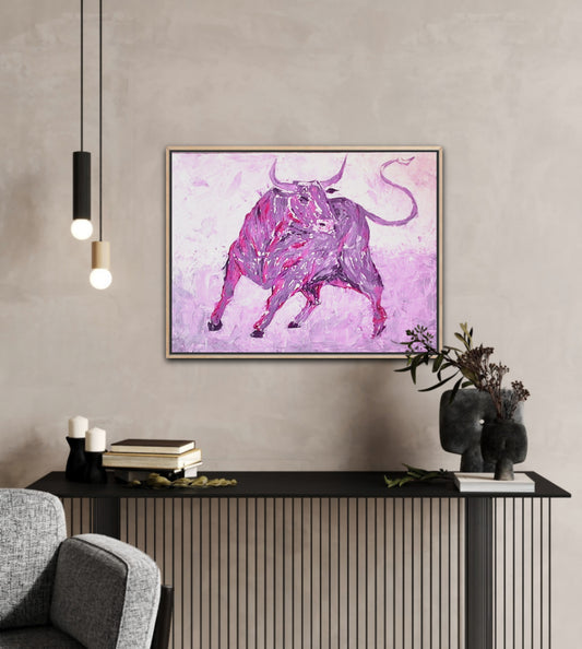 Small Size Original Printed Art On Canvas "Storm Within" 40cm x 60cm