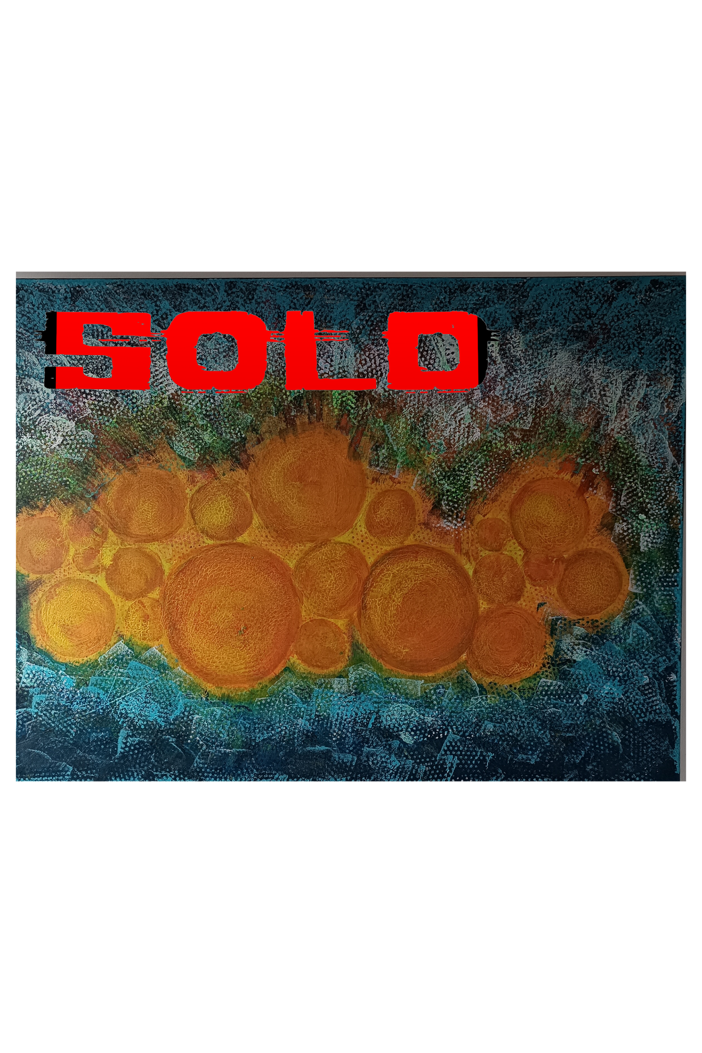 Suns Family Abstract Acrylic Painting On Canvas 90cm x 120cm (SOLD OUT)