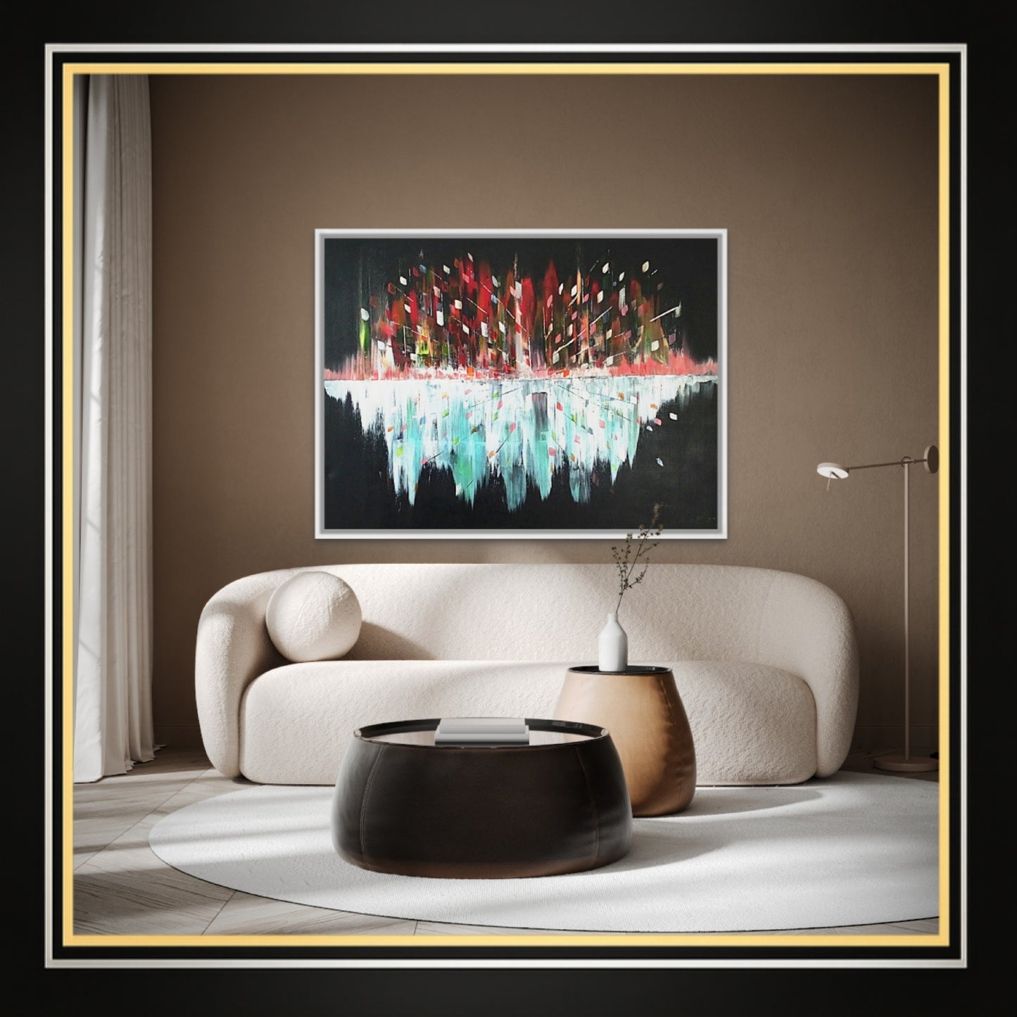 Original Art Acrylic Painting “Midnight Pulse” Dimensions [90cm x 120cm]